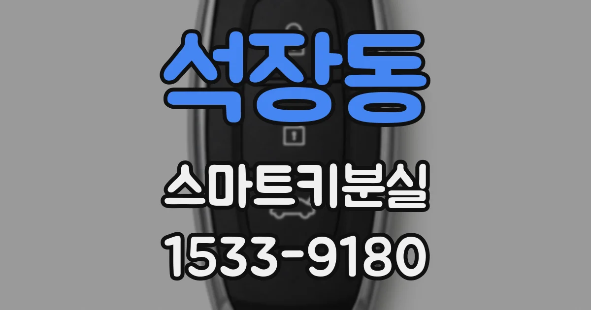 석장동 스마트키분실