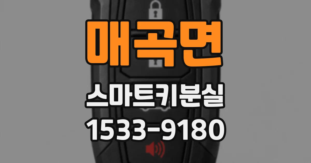 매곡면 스마트키분실