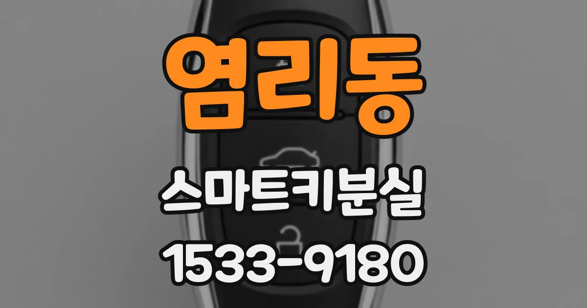염리동 스마트키분실