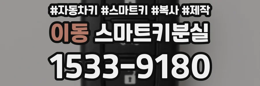 이동 스마트키분실