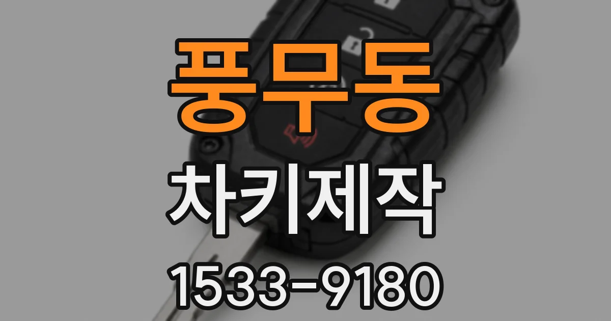 풍무동 차키제작