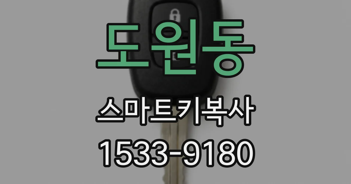 도원동 스마트키복사