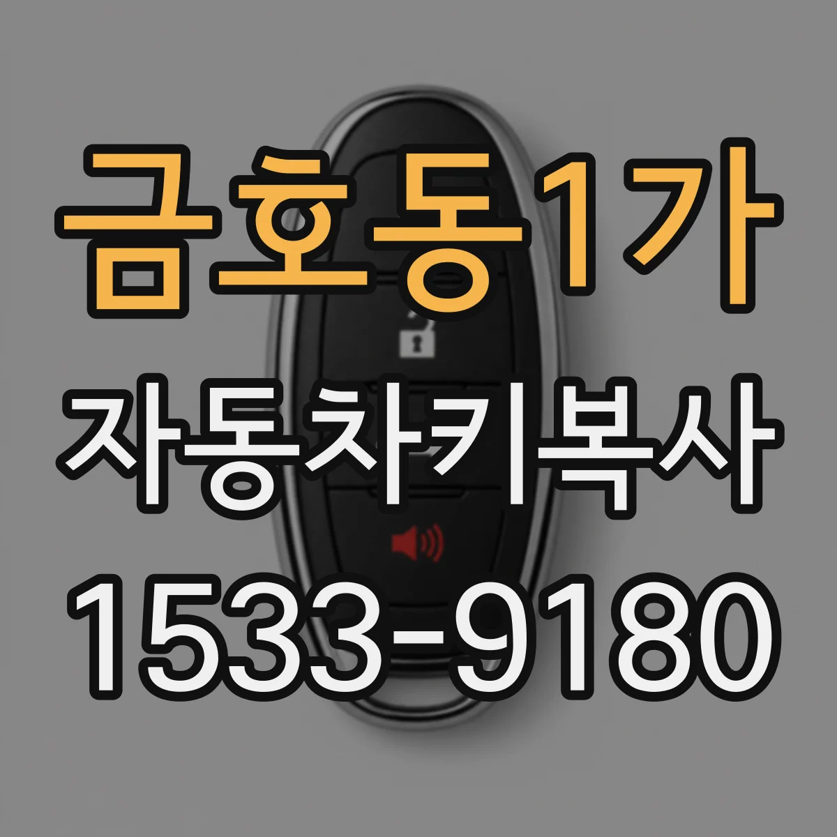 금호동1가 자동차키복사