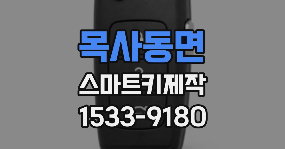 목사동면 스마트키제작