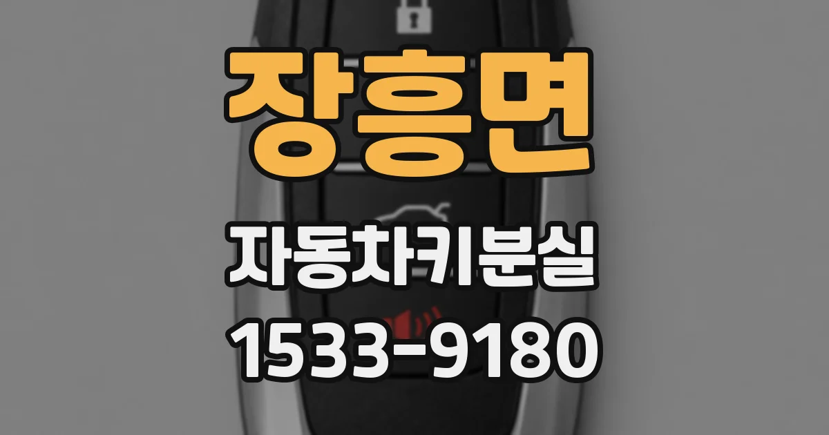 장흥면 자동차키분실