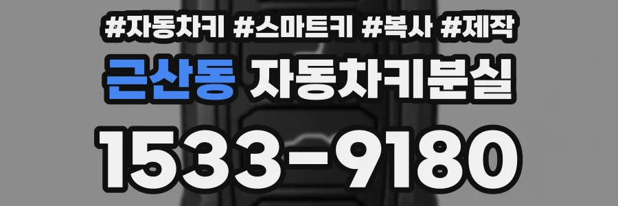 근산동 자동차키분실