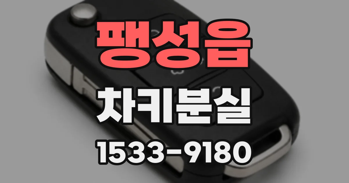 팽성읍 차키분실