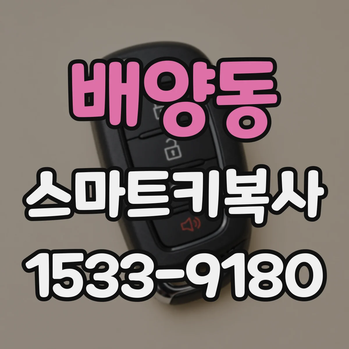 배양동 스마트키복사