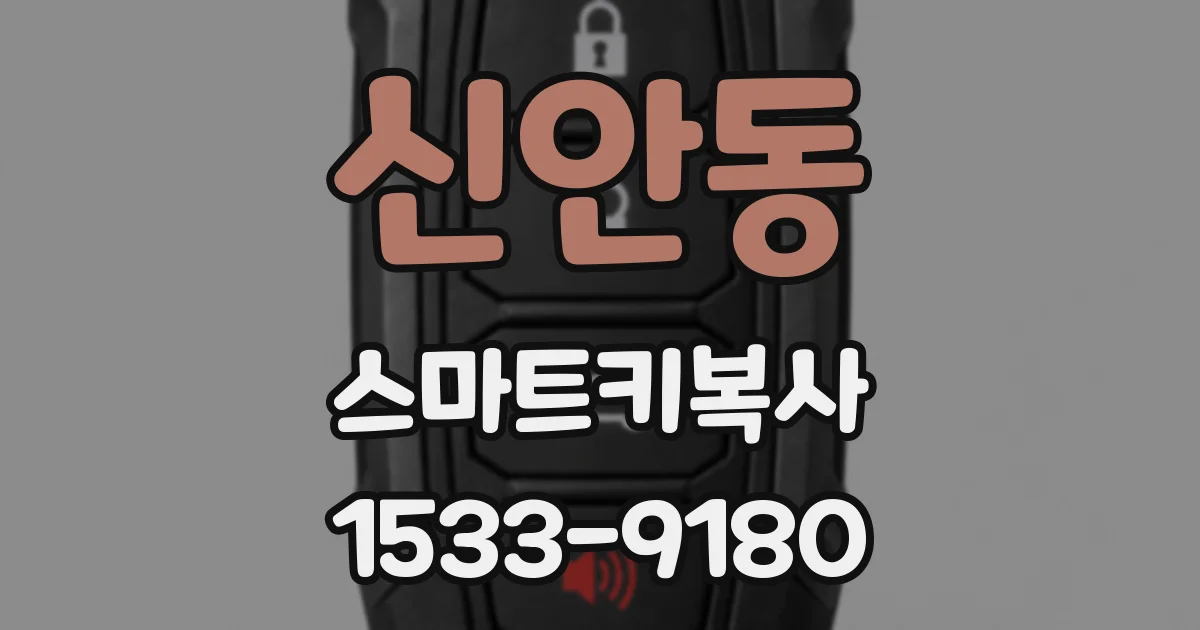 신안동 스마트키복사