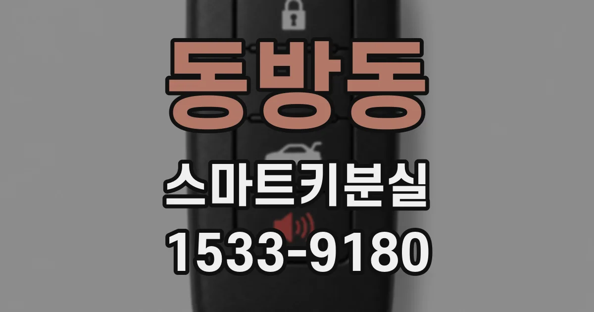 동방동 스마트키분실
