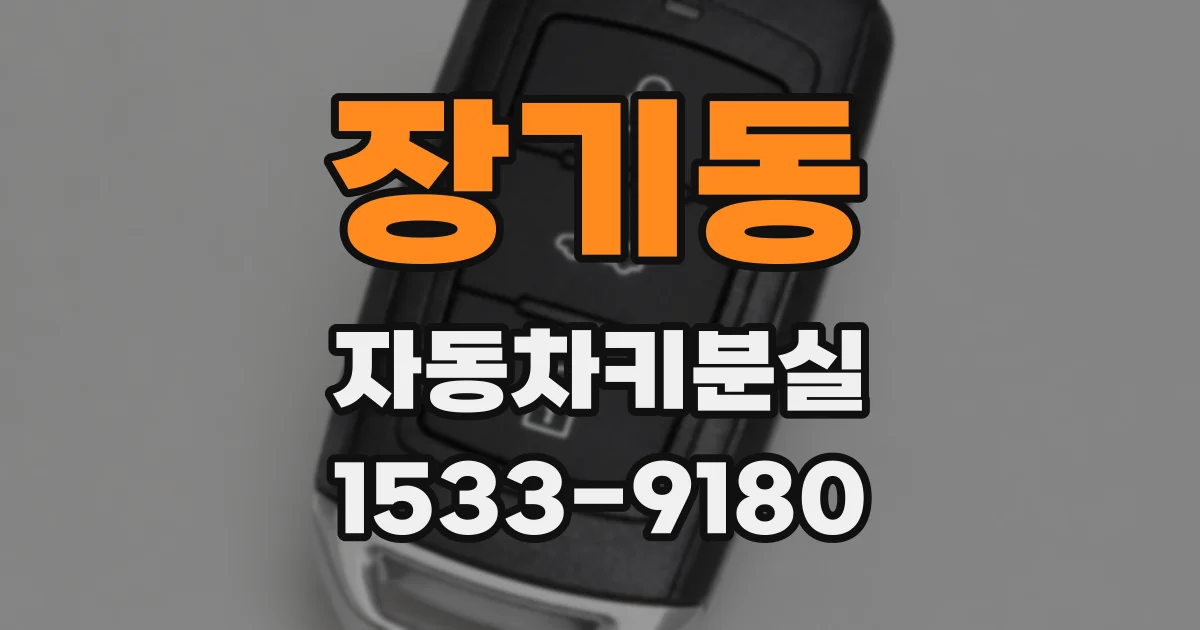 장기동 자동차키분실