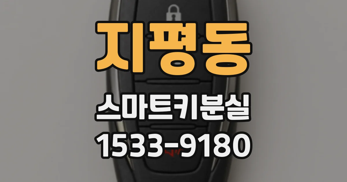 지평동 스마트키분실