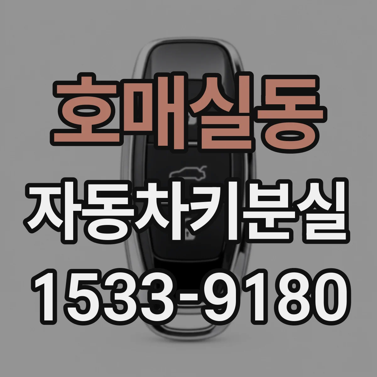 호매실동 자동차키분실
