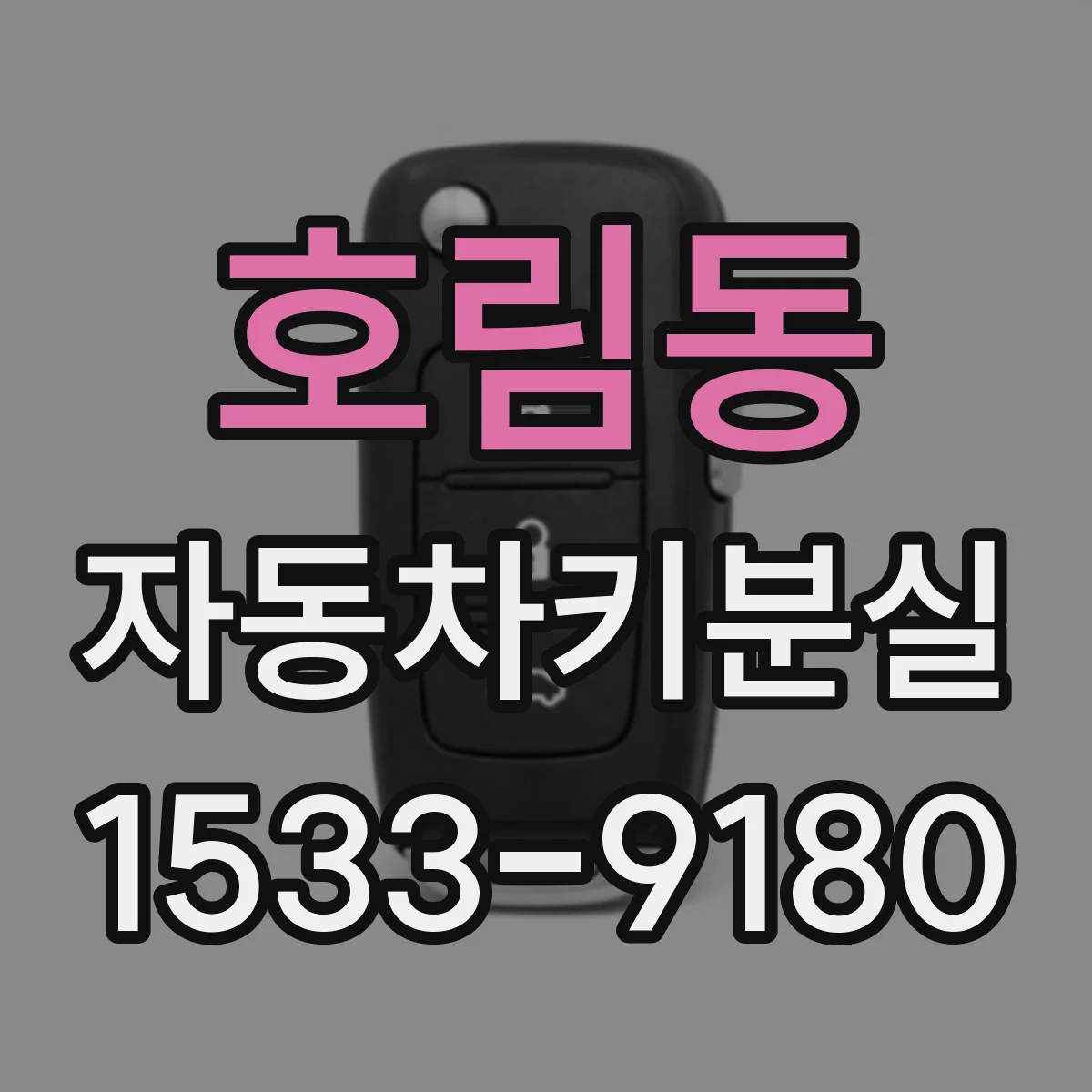 호림동 자동차키분실