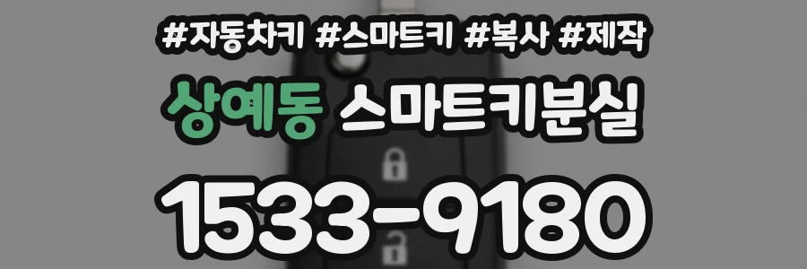 상예동 스마트키분실