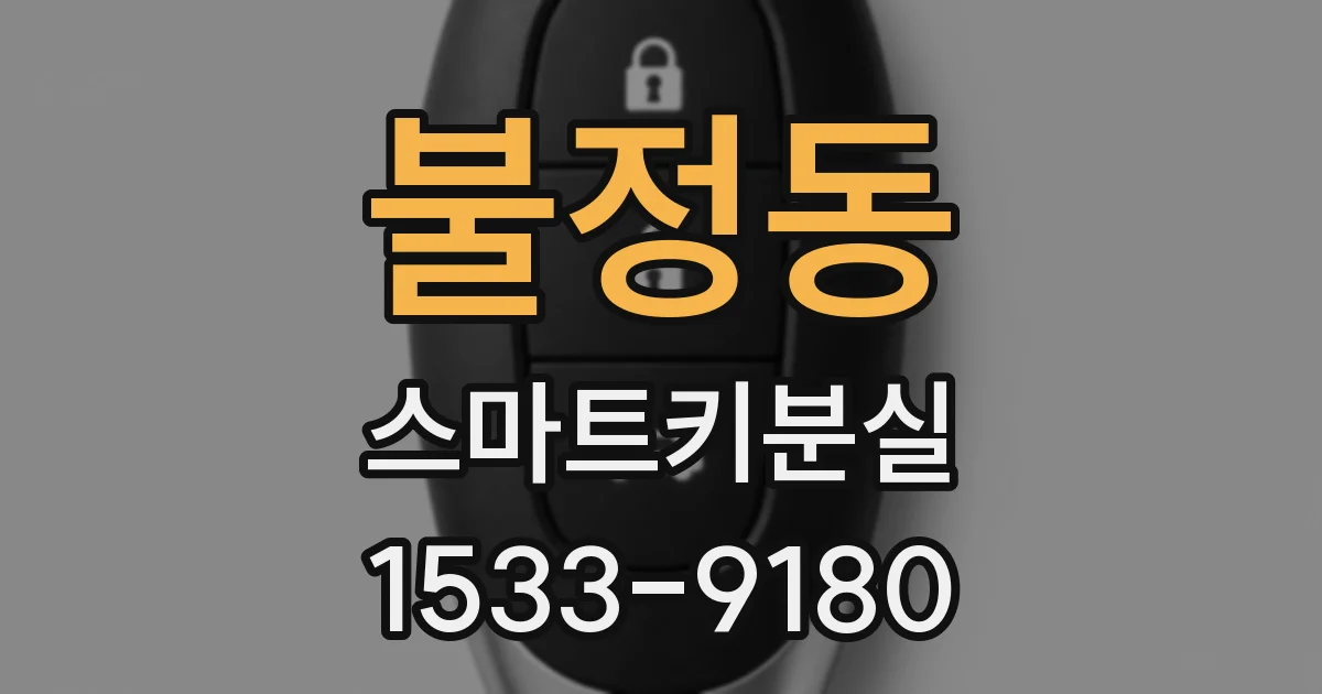 불정동 스마트키분실