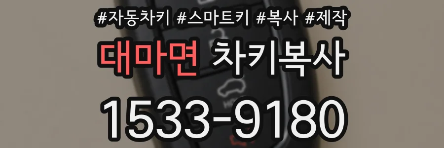 대마면 차키복사