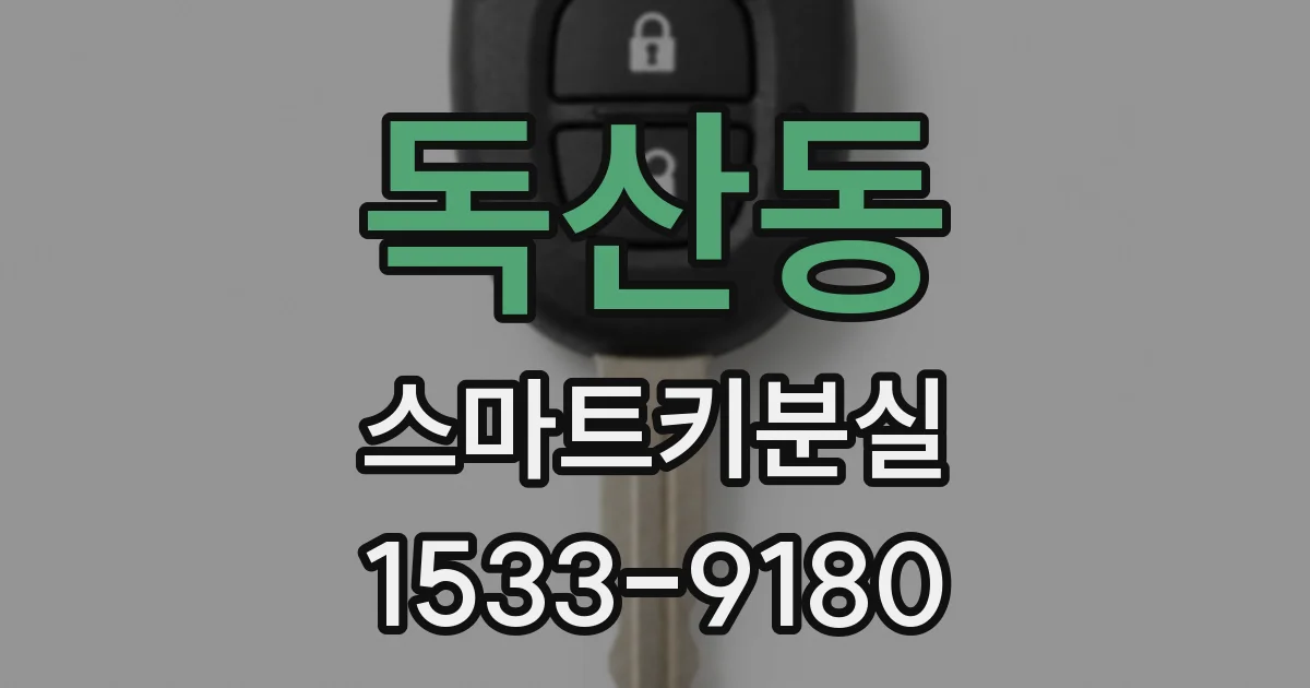 독산동 스마트키분실