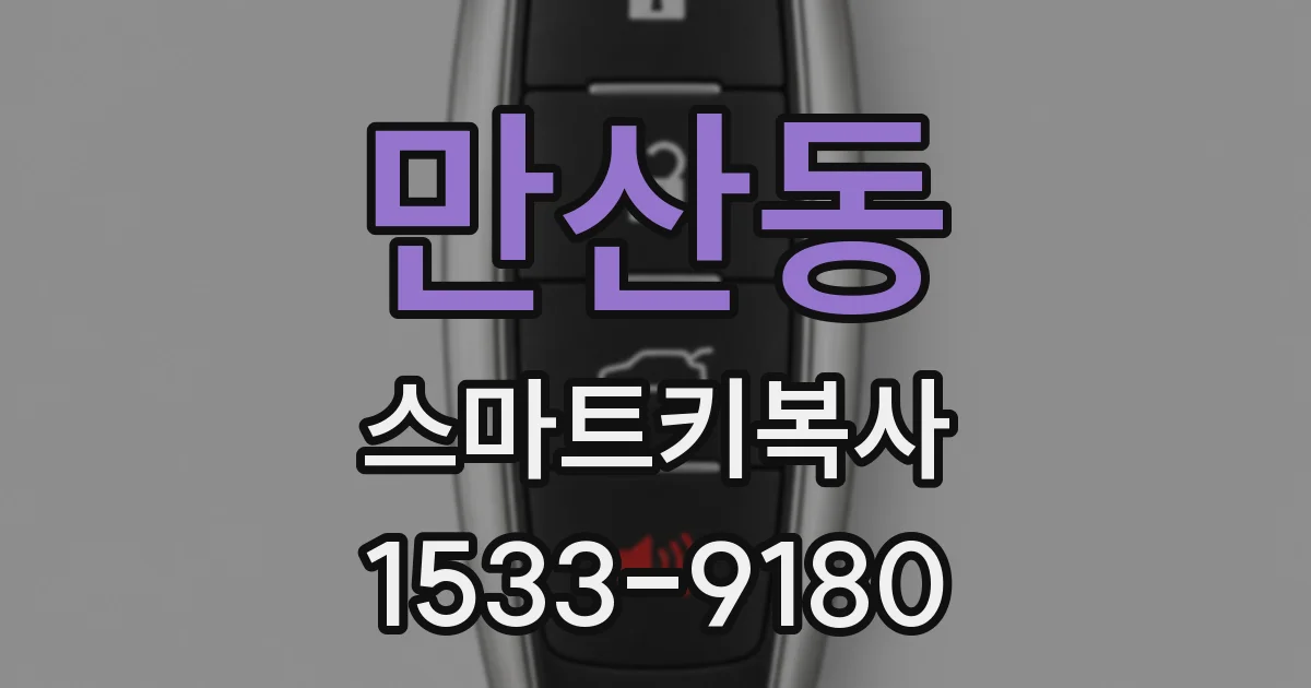 만산동 스마트키복사