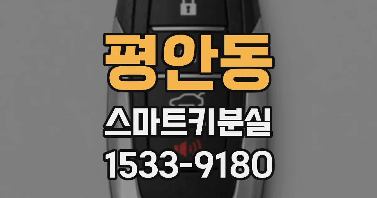 평안동 스마트키분실