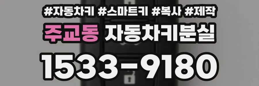 주교동 자동차키분실