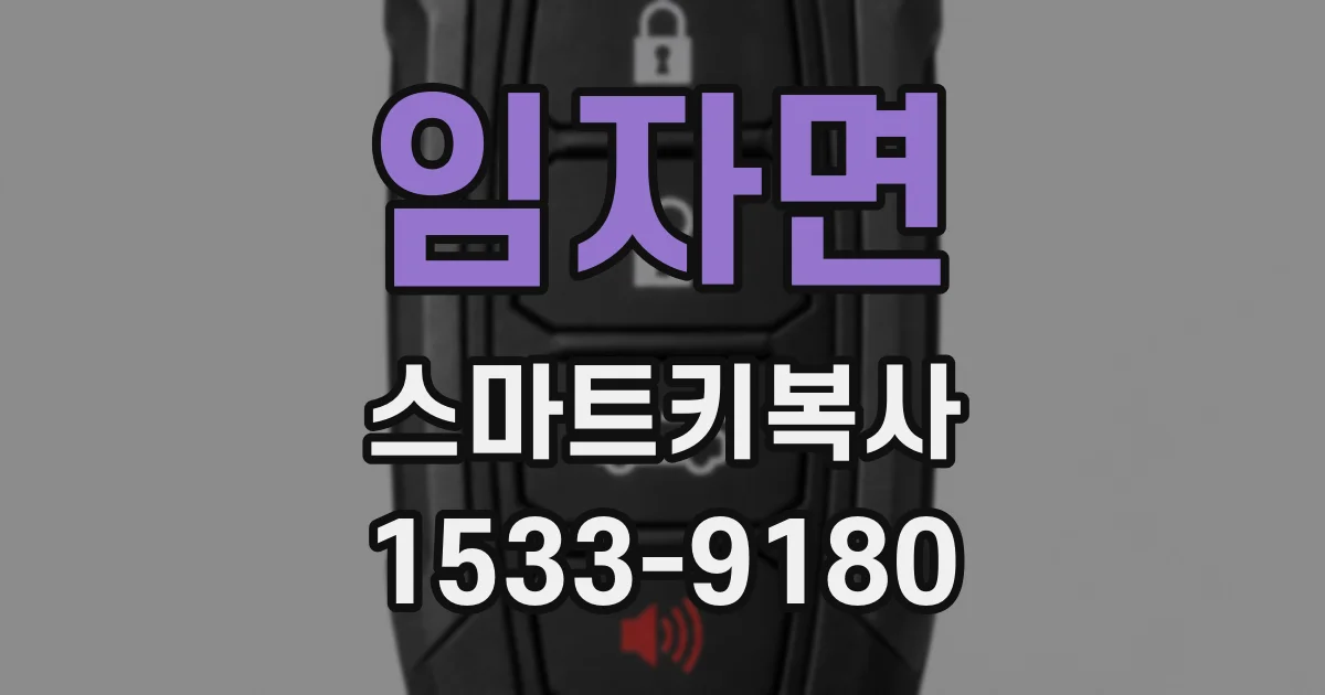 임자면 스마트키복사