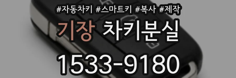 기장 차키분실
