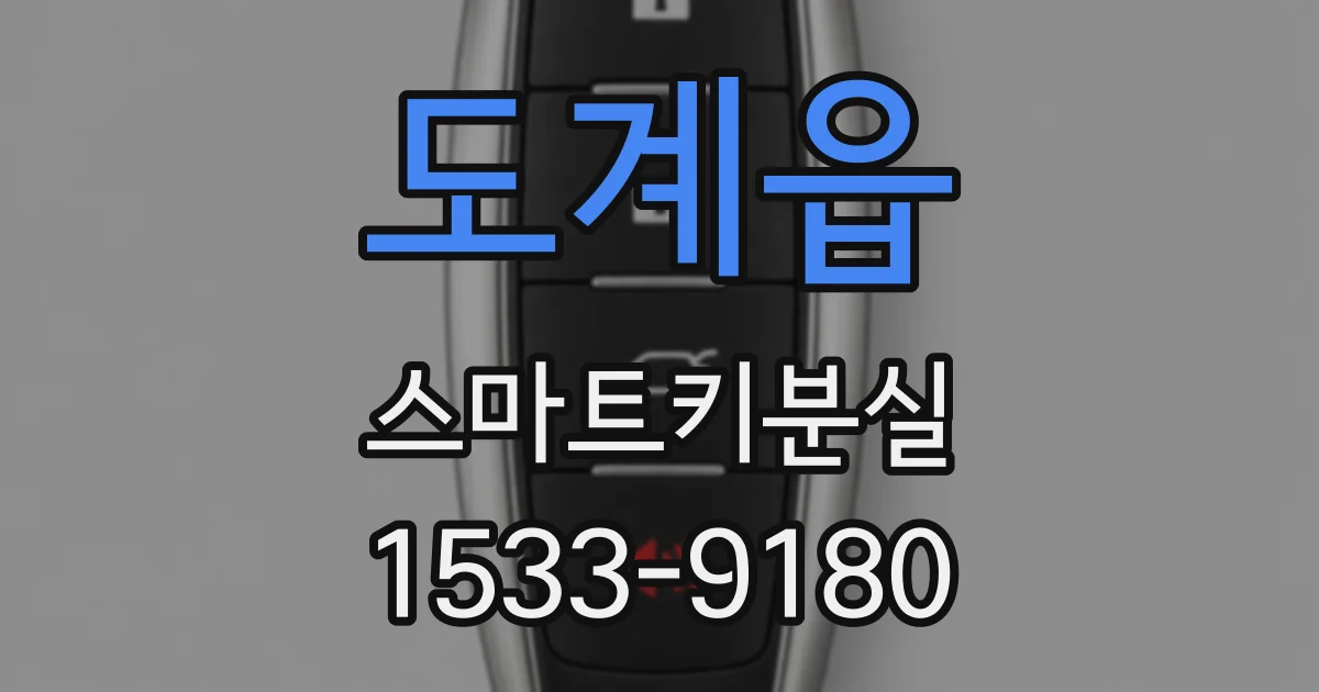 도계읍 스마트키분실