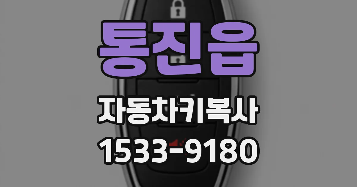 통진읍 자동차키복사
