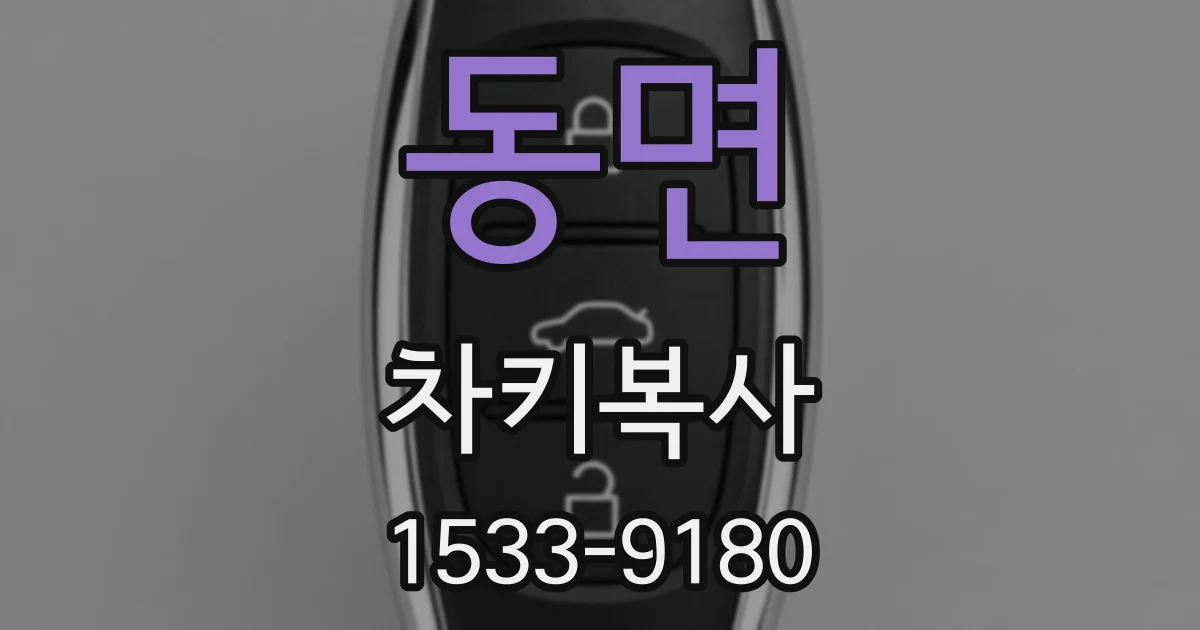 동면 차키복사