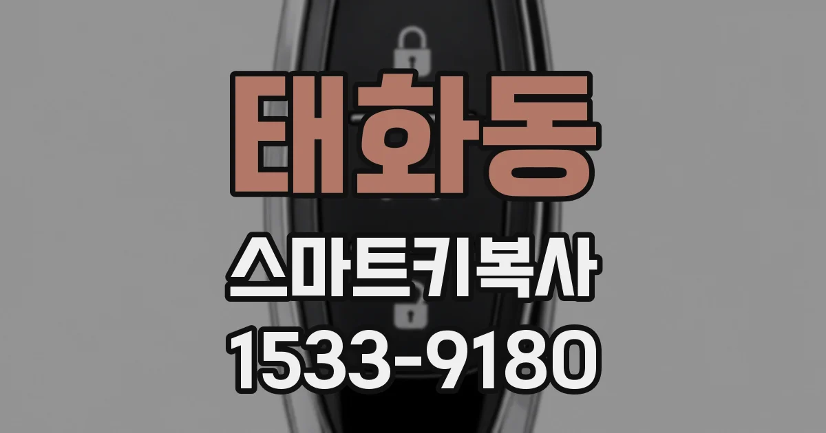 태화동 스마트키복사