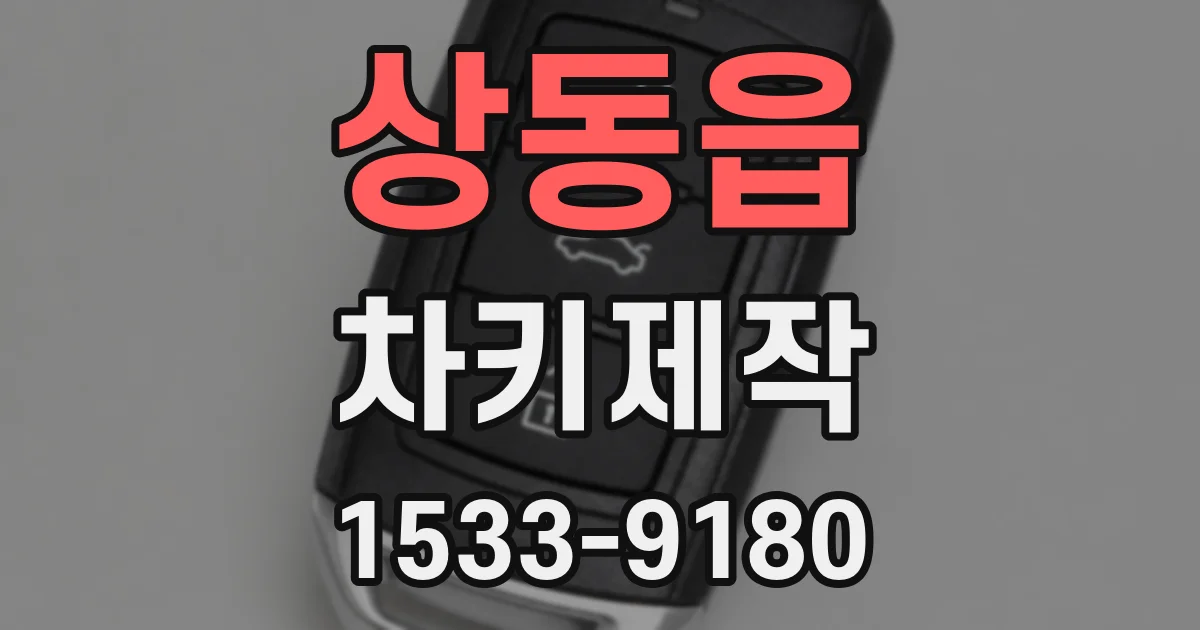 상동읍 차키제작