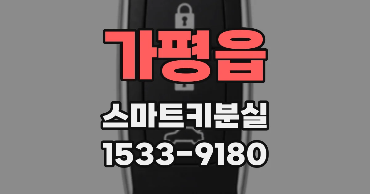가평읍 스마트키분실