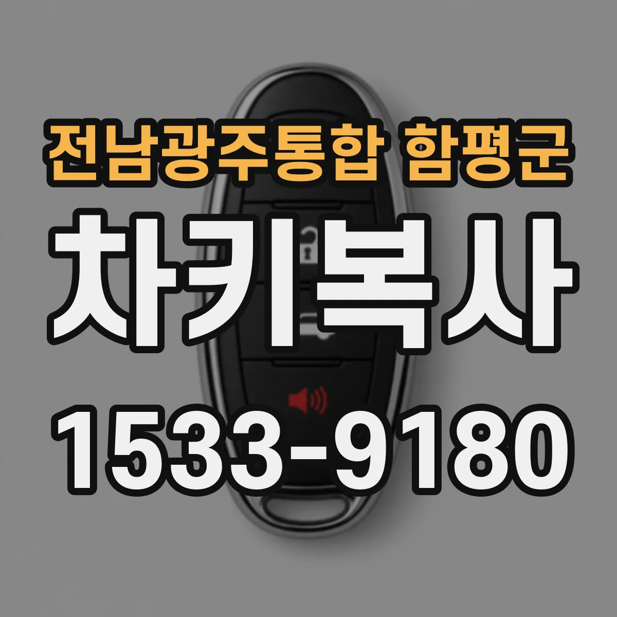 전남광주통합 함평군 차키복사