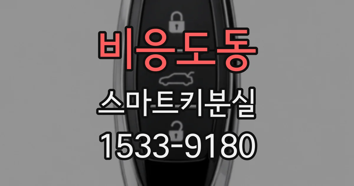 비응도동 스마트키분실