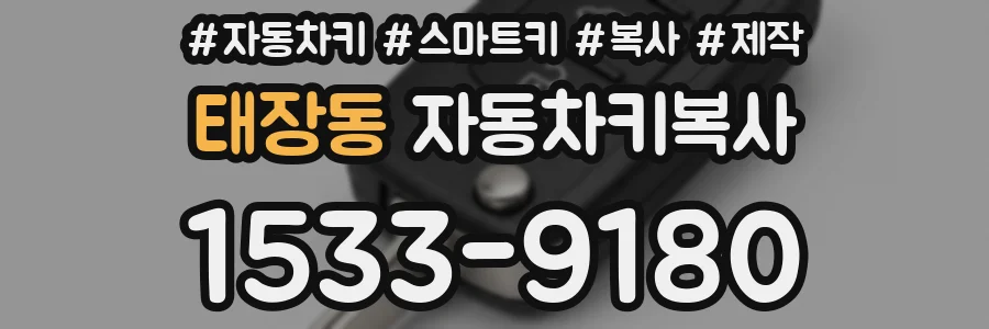 태장동 자동차키복사