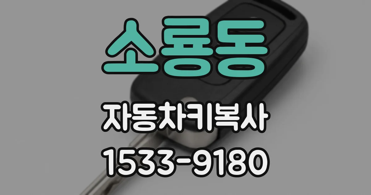 소룡동 자동차키복사