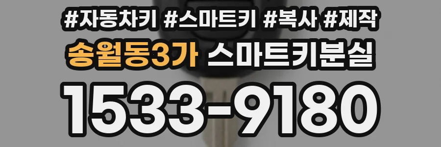 송월동3가 스마트키분실