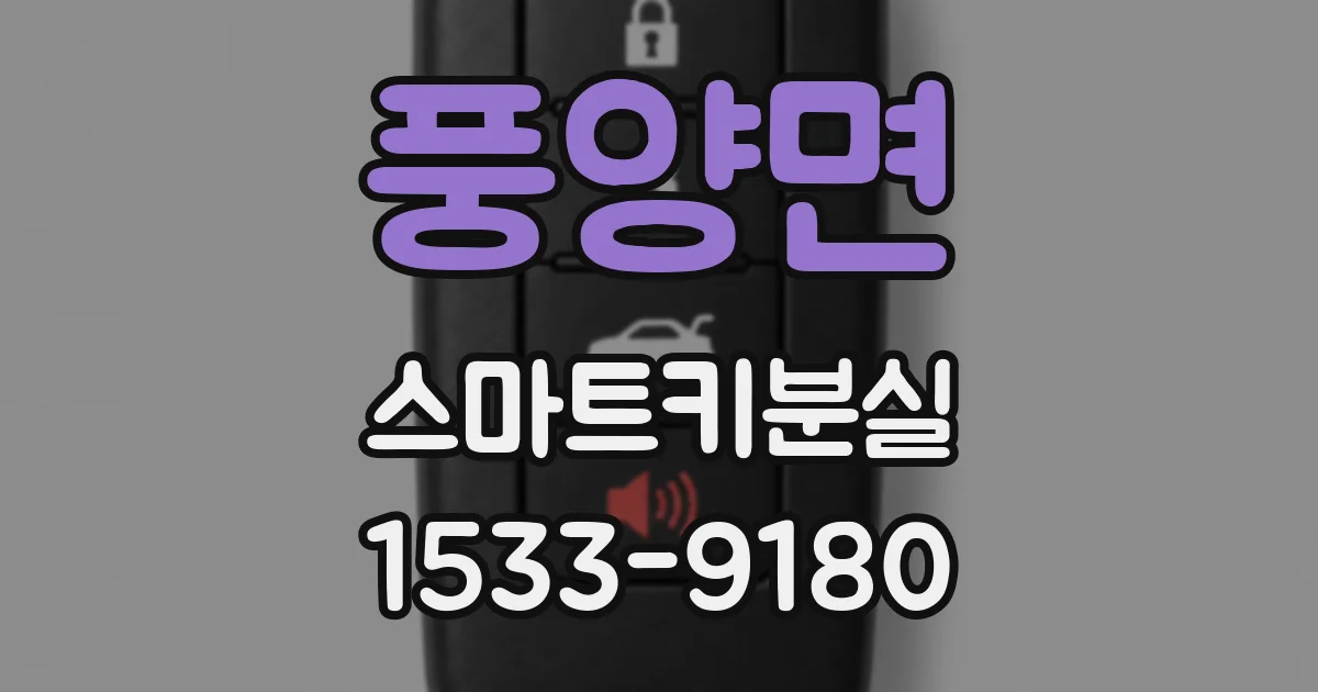 풍양면 스마트키분실