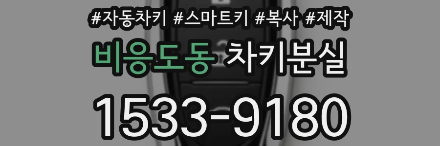비응도동 차키분실