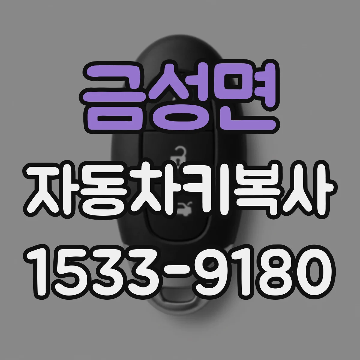 금성면 자동차키복사
