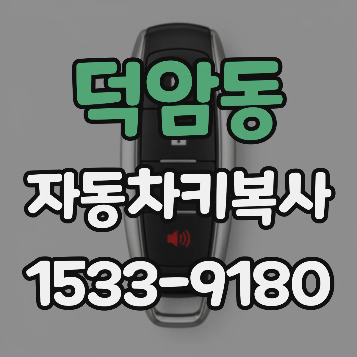 덕암동 자동차키복사