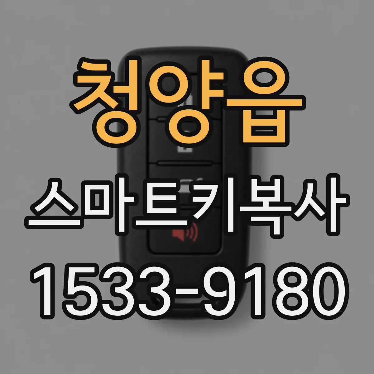 청양읍 스마트키복사