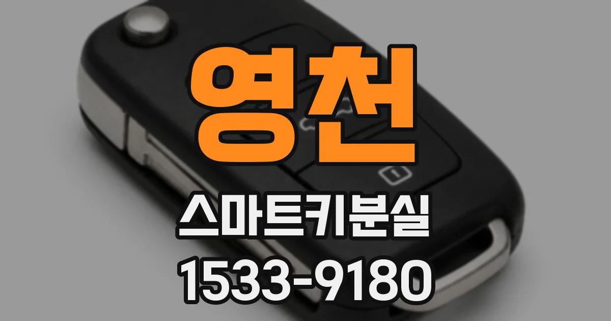 영천 스마트키분실