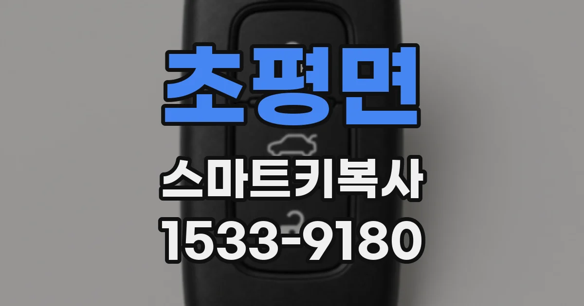 초평면 스마트키복사