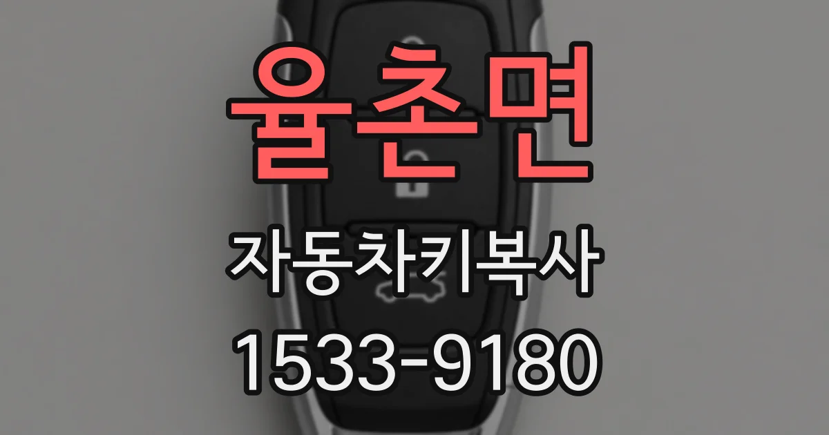 율촌면 자동차키복사