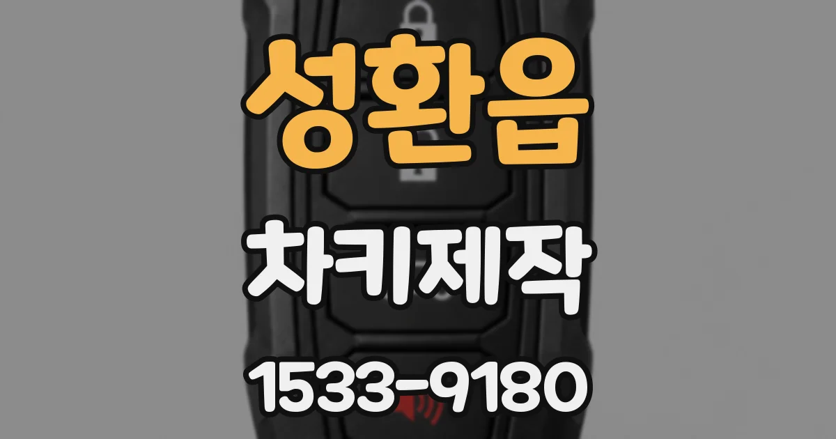 성환읍 차키제작