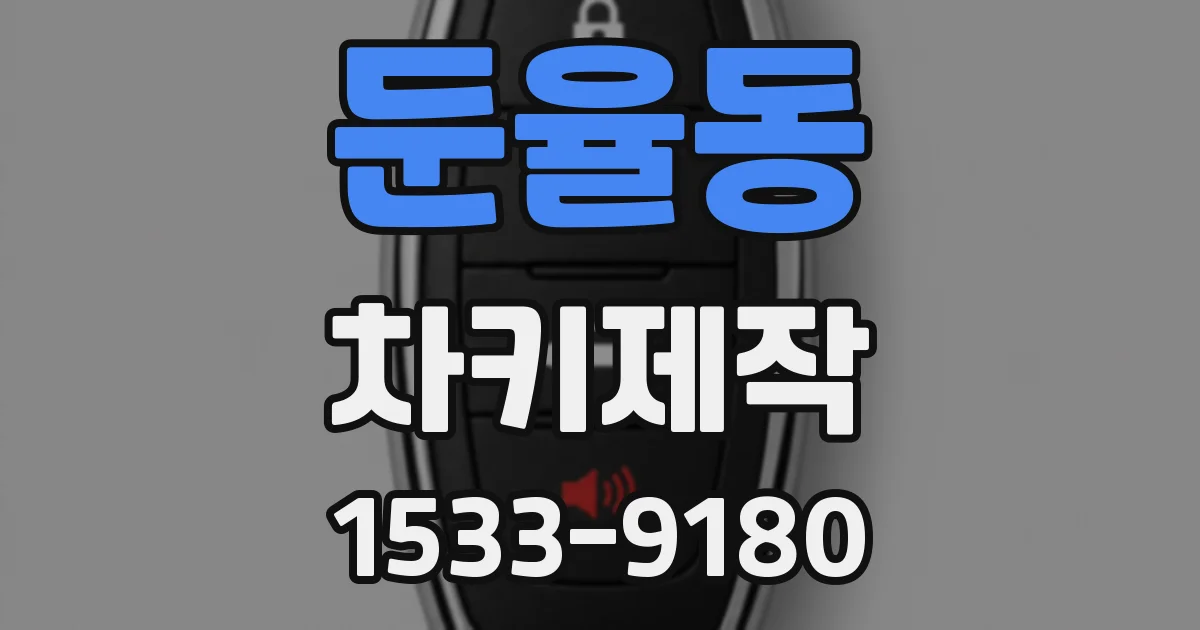 둔율동 차키제작