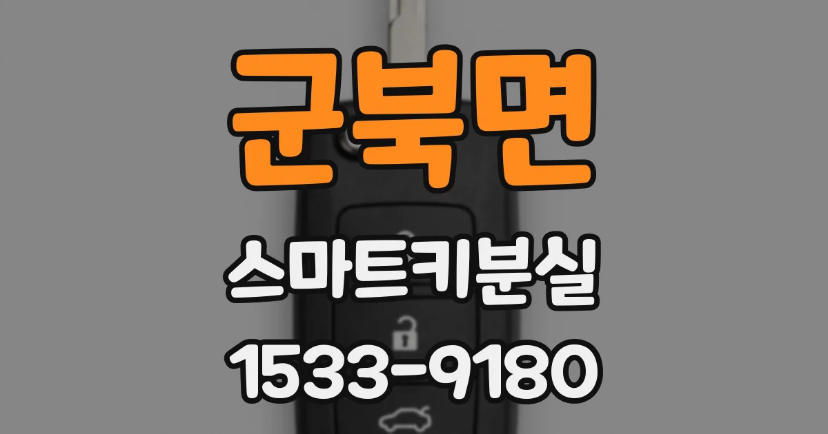 군북면 스마트키분실