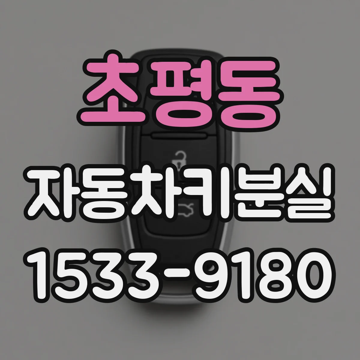 초평동 자동차키분실